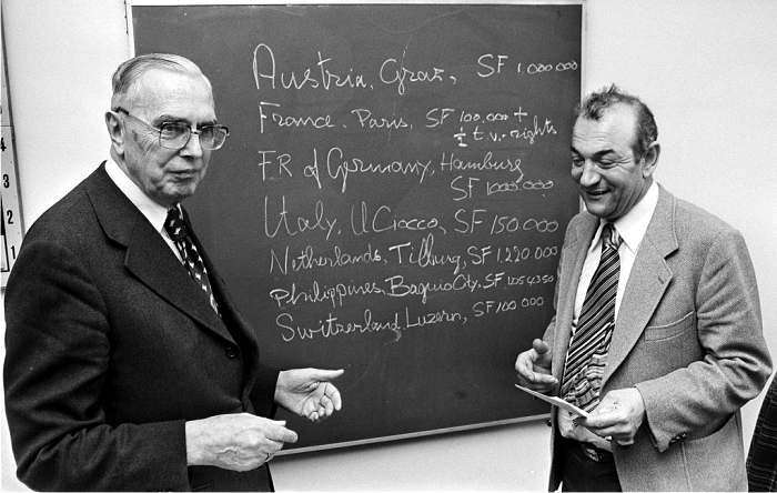 In memoriam: Víktor Korchnói 2 Max Euwe y Víktor Korchnói. Foto: Dutch National Archives (CC)