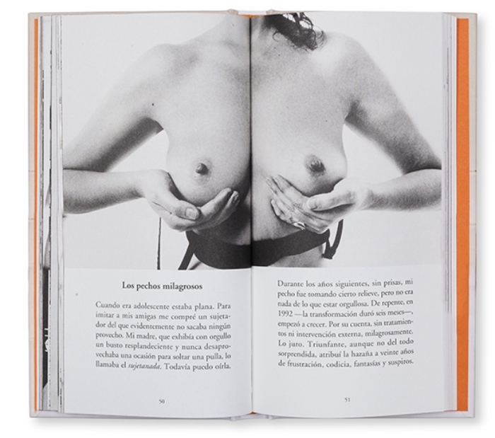 Sophie Calle: vendrá la muerte y tendrá mis ojos 2 Pechos milagrosos. Imagen: Editorial La Fábrica.