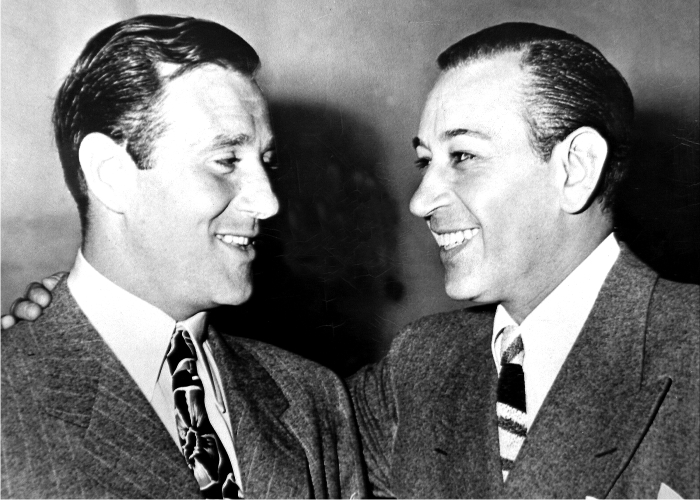 Bugsy Siegel con George Raft. Foto: Cordon.