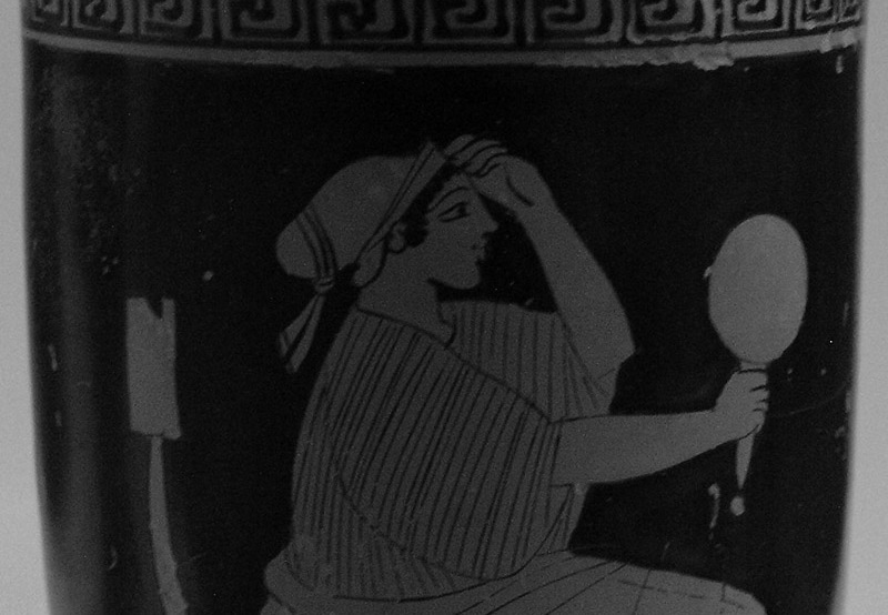 Detalle de una cerámica ática c. 470–460 a. C. Fotografía: Marsyas (CC).