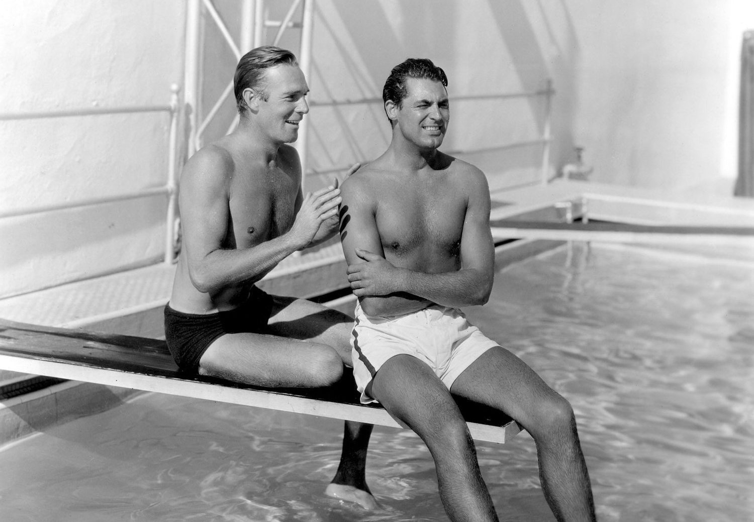 Cary Grant y Randoph Scott en su casa de Malibú, 1935. Fotografía: Cordon Press.