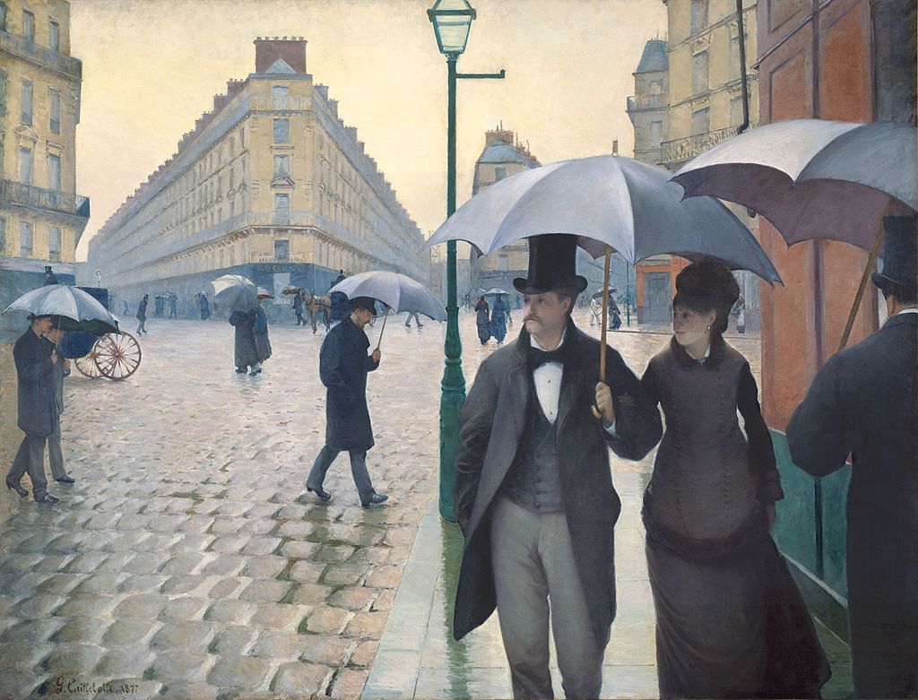 Rue de Paris, temps de pluie, DE Gustave Caillebotte, 1877. Imagen: (DP).