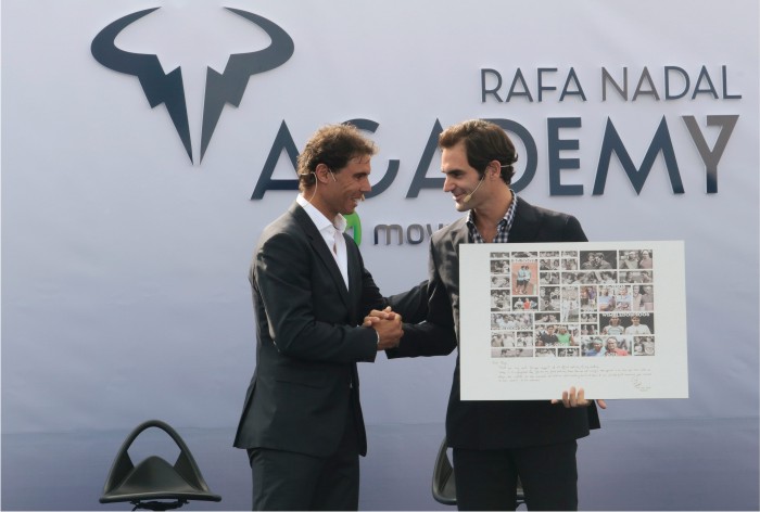 Imágenes crepusculares de Roger Federer y Rafa Nadal 1 Foto: Cordon.