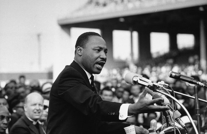 Piel de gallina 2 Martin Luther King Jr., Nueva York, 1962. Fotografía cortesía de nysmuseum.