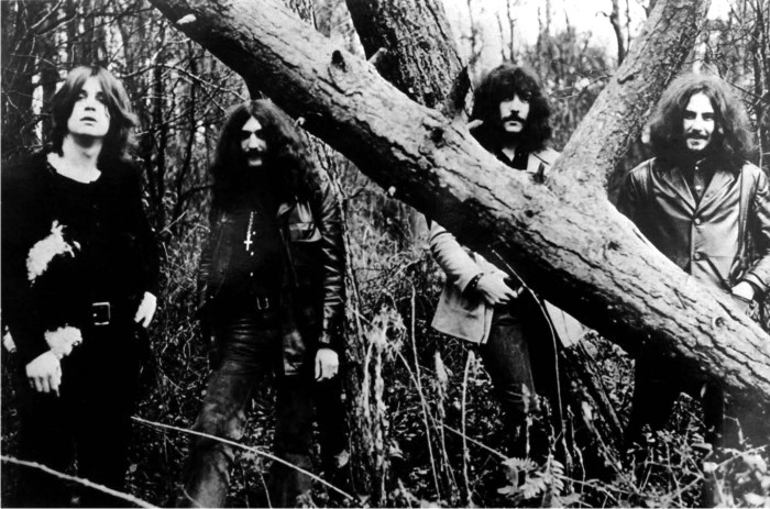 Black Sabbath en 1970. Imagen: Warner Bros. Records.