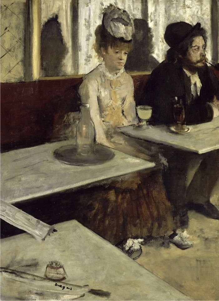 En el café o La absenta, de Edgar Degas. (DP)