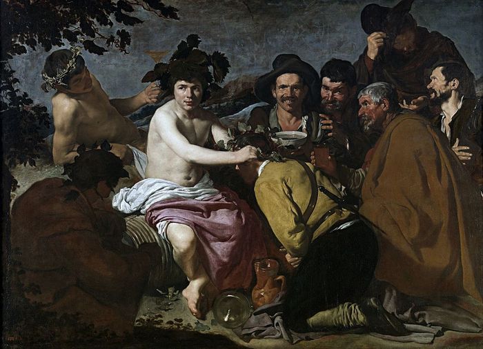 Velázquez El Triunfo de Baco o Los Borrachos Museo del Prado 1628 29