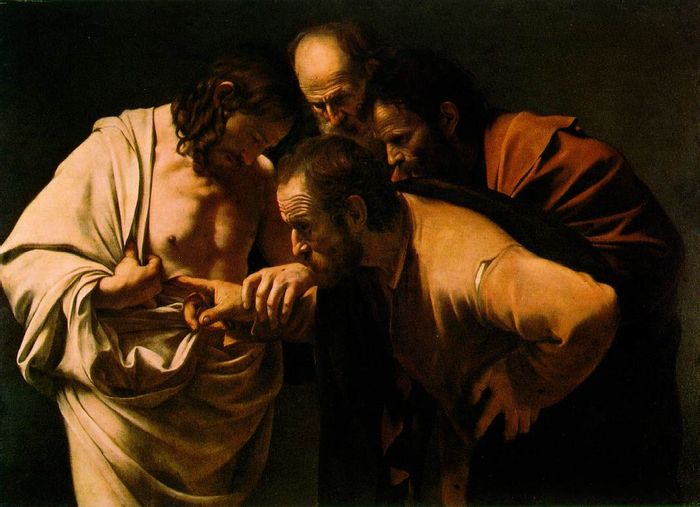 Caravaggio, la basílica de San Pedro y la batalla de Lepanto 2 The Incredulity of Saint Thomas by Caravaggio