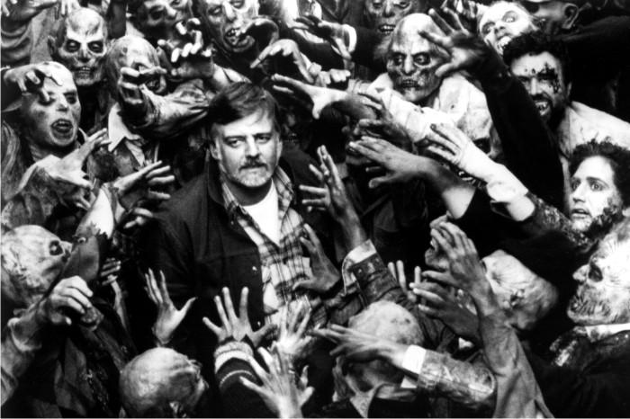 George A. Romero en el rodaje de Day of the dead. Foto Cordon.