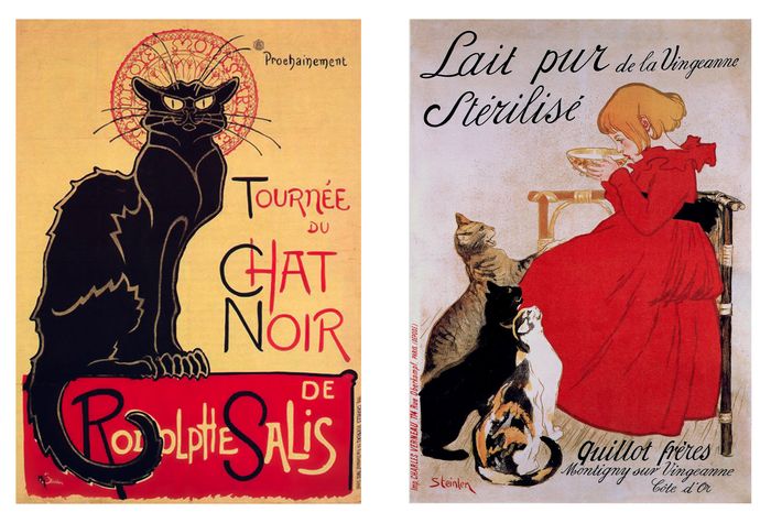 2 y 3. Tournée du Chat Noir de Rodolphe Salis Lait Pur Sterilize de la Vingeanne
