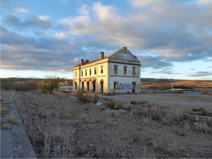 Foto 5. estación de Fitero subiendo hacia Ágreda