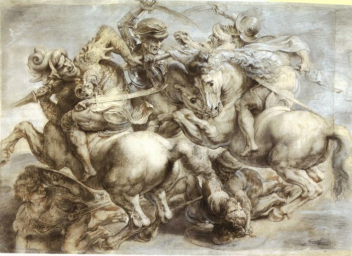 5. Peter Paul Rubens copy of the lost Battle of Anghiari