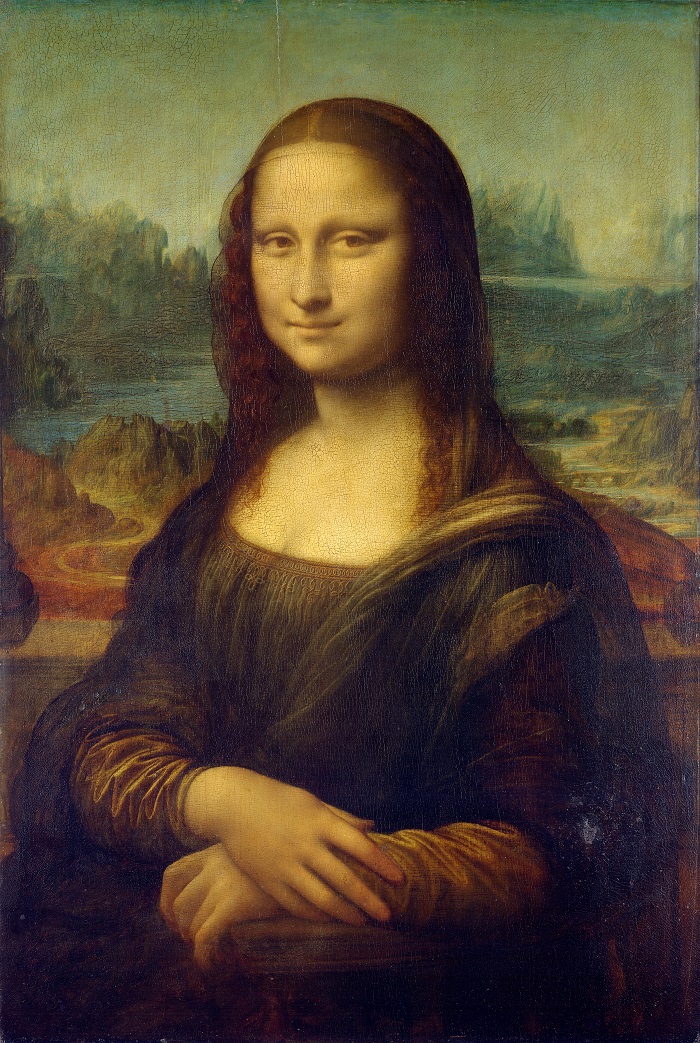 Mona Lisa by Leonardo da Vinci from C2RMF retouched