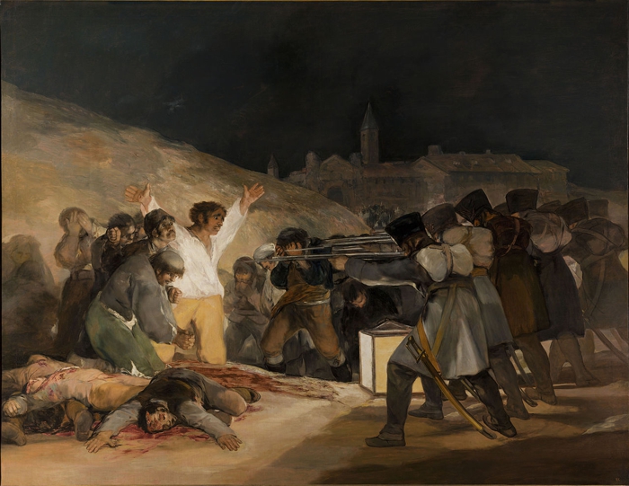 1280px El Tres de Mayo by Francisco de Goya from Prado thin black margin