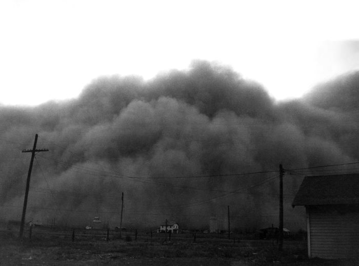 3. Tormenta de polvo en Hugoton Kansas 1936.