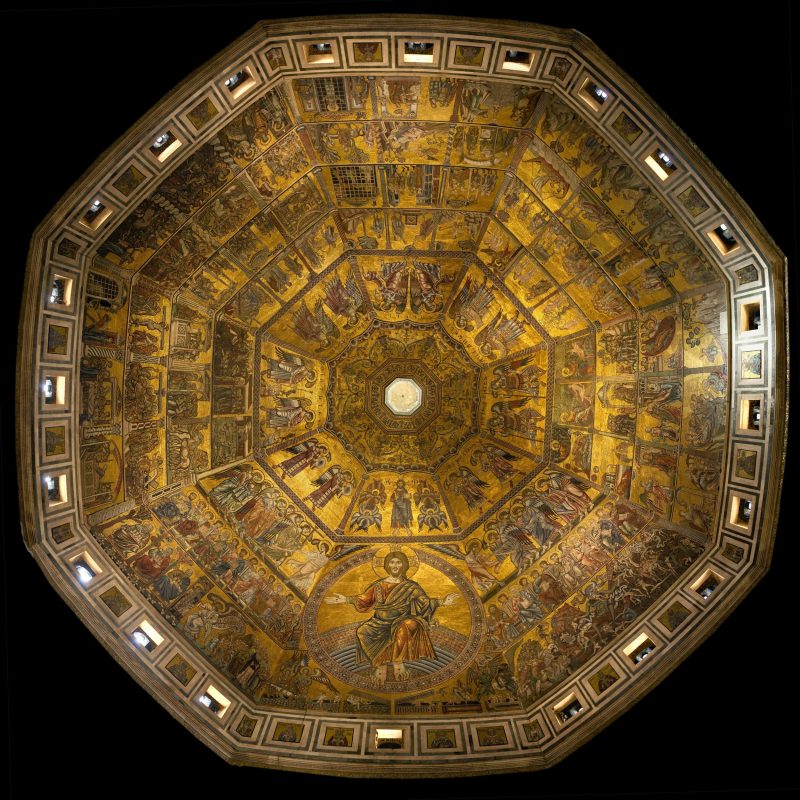 Florence baptistery ceiling mosaic 14493px e1526645655839