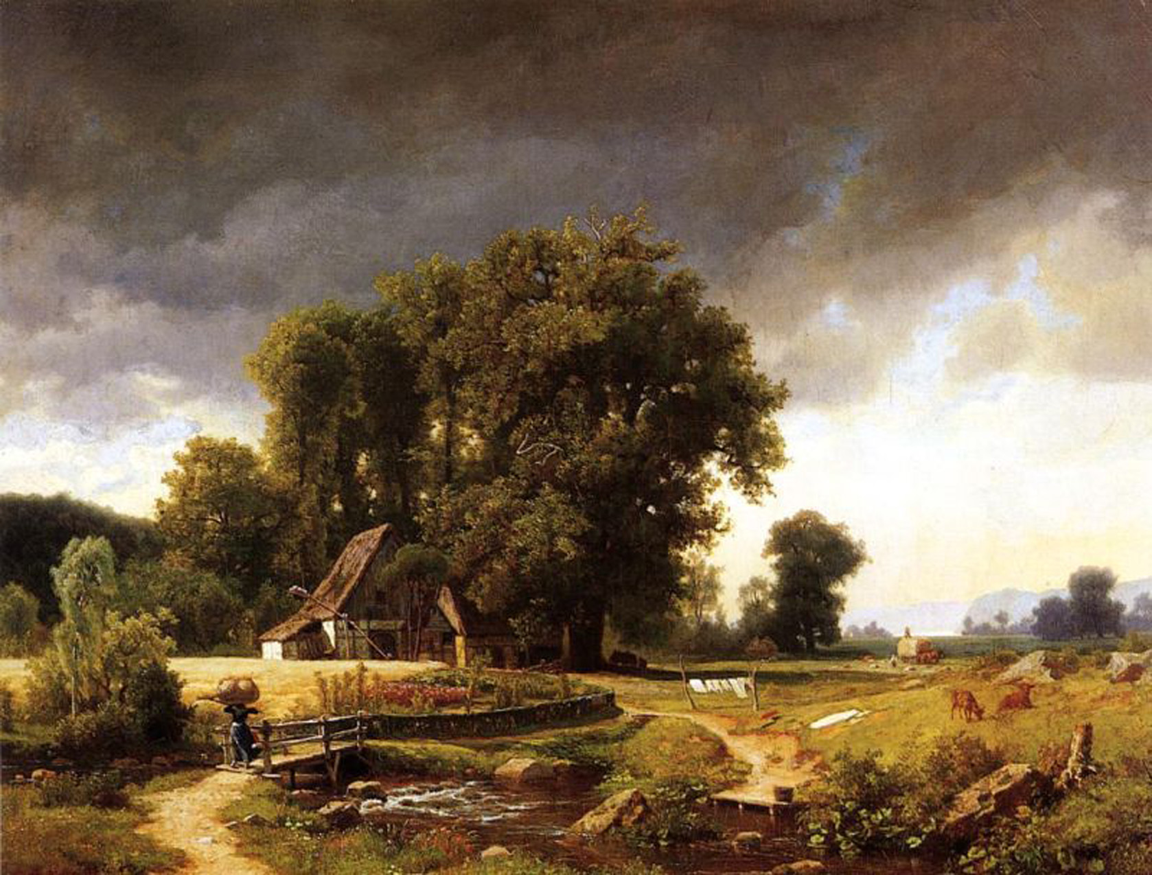 bierstadt westphalian landscape 1855