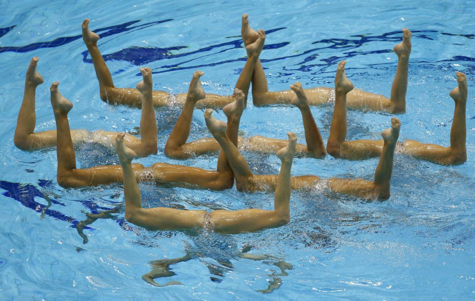 natación sincronizada