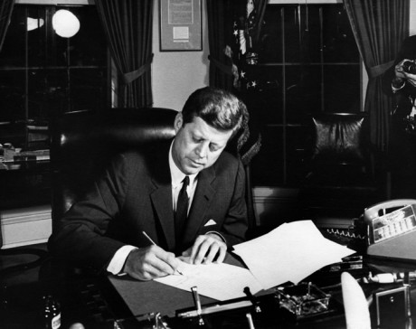 jfk authorizing naval