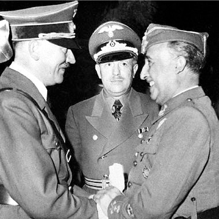 Hitler con Franco p