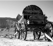 wild west wagon
