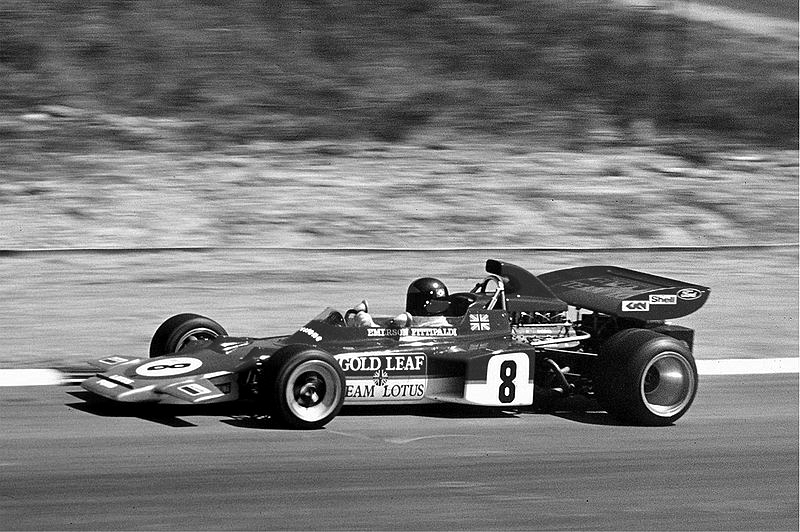 Emerson Fittipaldi en 1972. Foto Lothar Spurzem CC p