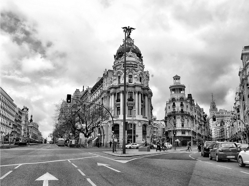 Gran Vía de Madrid. Foto José Luis Cernadas Iglesias CC p