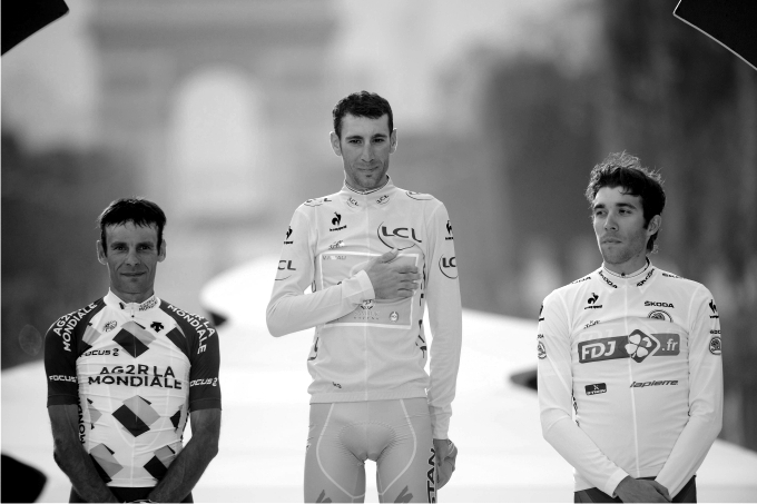 Peraud Nibali y Pinot en el podio del Tour de Francia 2014. Foto Cordon Press. p