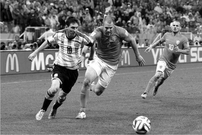 Semifinal entre Argentina y Holanda en el Mundial 2014. Foto Cordon Press.p