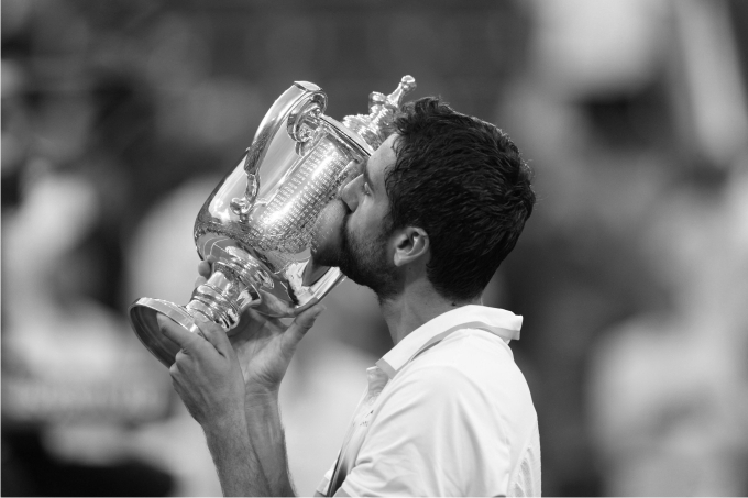 Marin Cilic con el trofeo US OPEN. Foto Cordon Press.p