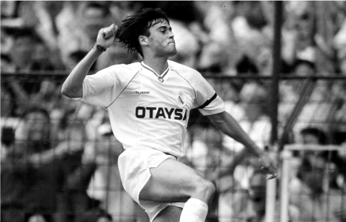 Luis Enrique en el Real Madrid temporada 1991 92. Foto Cordon Press.p