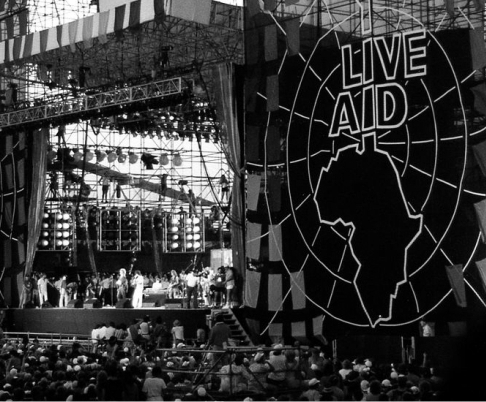 Live Aid en el JFK Stadium Philadelphia 1985. Foto Squelle CCp