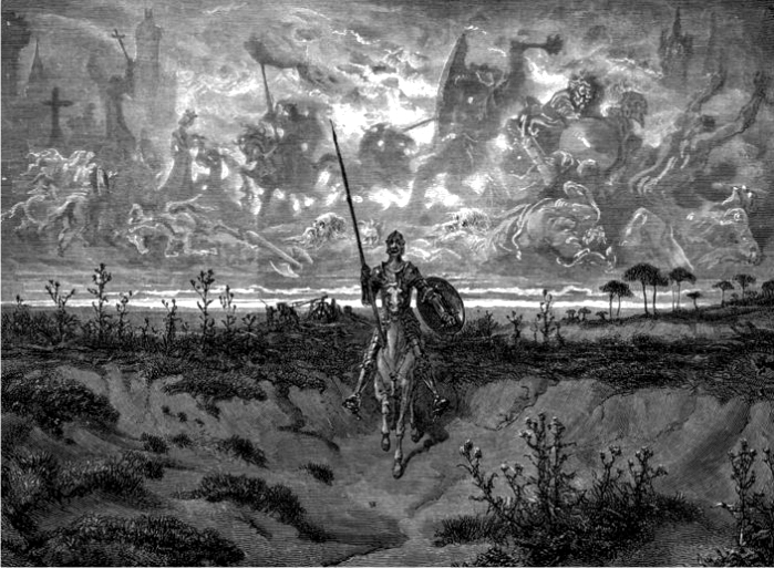 Grabado de Gustave Doré para el Quijote DP