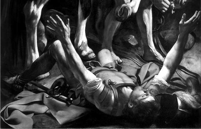 La conversión de san Pablo por Caravaggio. DPp
