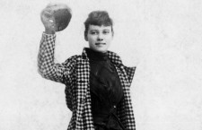1888 --- Famous world traveler and journalist Nellie Bly, nee Elizabeth Cochrane Seaman, who circled the globe in 72 days, 6 hours, and 11 minutes in 1889 - 1890. --- Image by © AS400 DB/Corbis