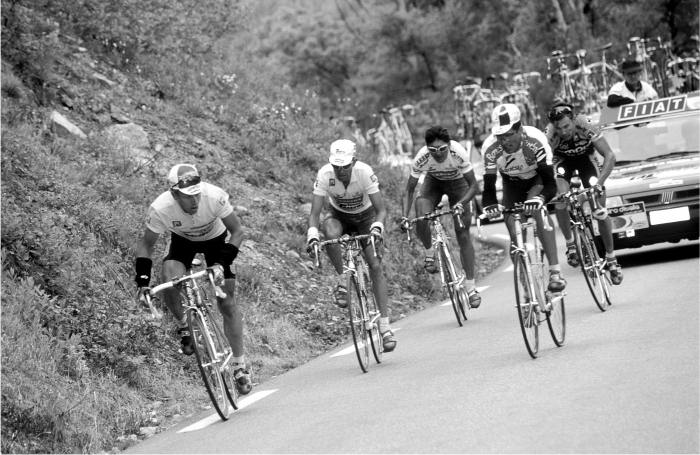 Berzin Pantani Chiappucci e Indurain. Foto Cordon Press.p