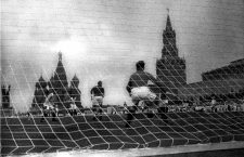 Partido de exhibición entre el Spartak y el Dinamo en la Plaza Roja, 1936. Fotografía: DP.