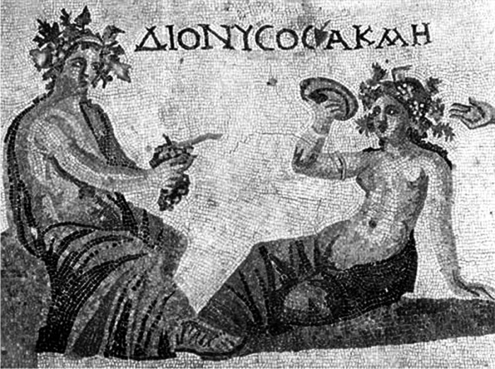 800px Chypre Donysos et Acmé mosaïques de Paphospo