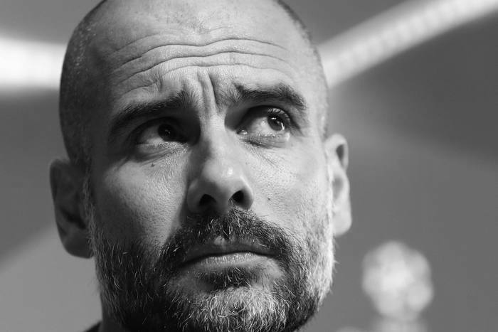 Manchester City manager Pep Guardiola during the press conference