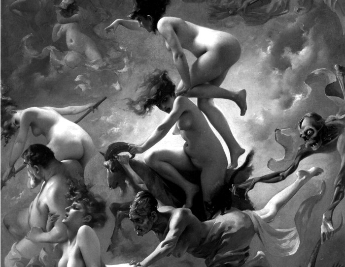 Brujas yendo al Sabbath por Luis Ricardo Falerop