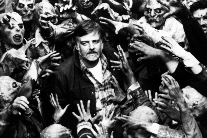 George A. Romero en el rodaje de Day of the dead. Foto Cordon.p