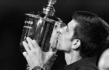(180910) -- NEW YORK, Sept. 10, 2018 () -- Novak Djokovic of Serbia kisses his trophy during the awarding ceremony for the men's singles at the 2018 US Open tennis championships ment in New York, the United States, Sept. 9, 2018. Djokovic claimed the title by defeating Juan Martin del Potro of Argentina with 3-0 in the final. (/Liu Jie)(wll)