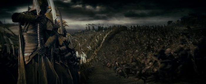 Hollywood war: el desastre de la guerra 2 El señor de los anillos result