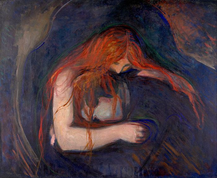 Historia de un grito 3 Edvard Munch Vampire 1895 Google Art Project result