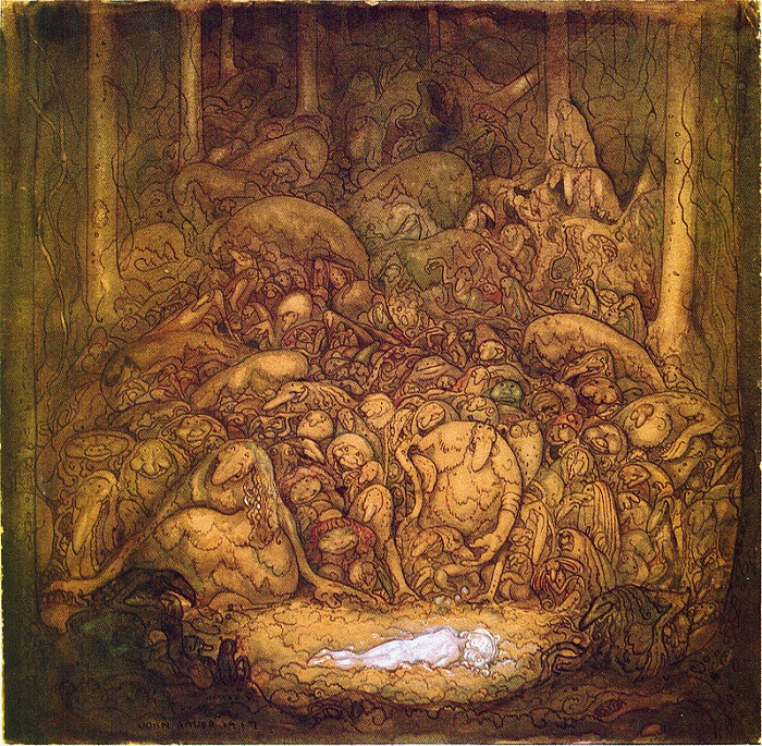 Radiografía del trol a través de los tiempos 4 800px Rottrollen John Bauer 1917