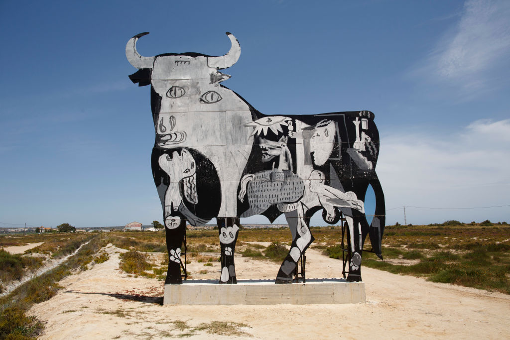 Guernica Painted On Osborne Bull
