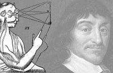 Caronte, ilustrado por Gustave Doré, y retrato de René Descartes. (Más información sobre la imagen al final del texto).