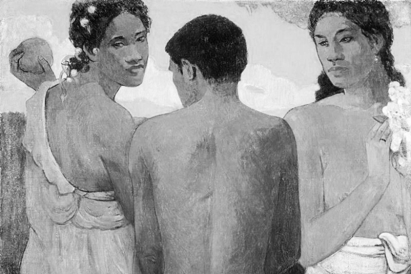 Paul Gauguin Trois Tahitiens po