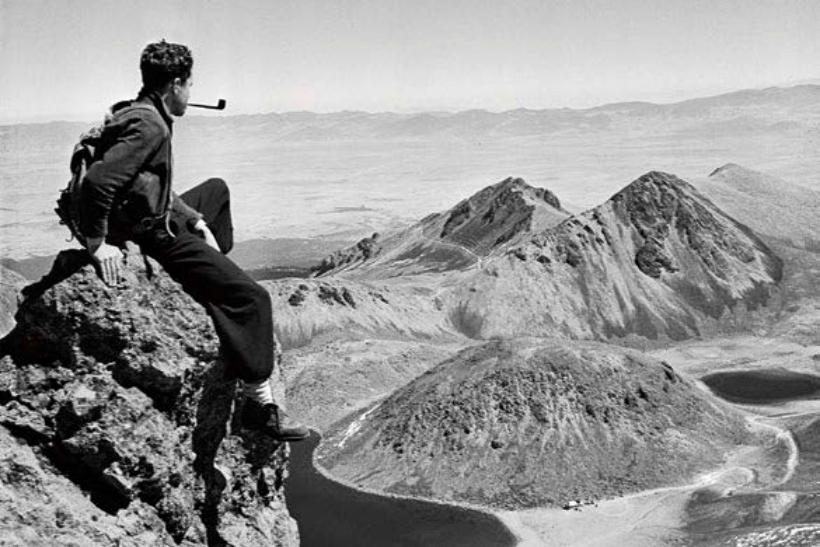 Autorretrato de Juan Rulfo en el Nevado de Toluca 1940po