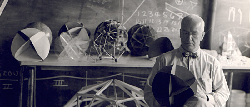 Hazel Larsen Archer Buckminster Fuller at BMC 1948